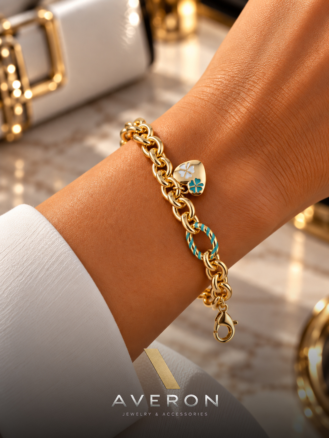 Yonca Kalp Bileklik - Averon Jewelry